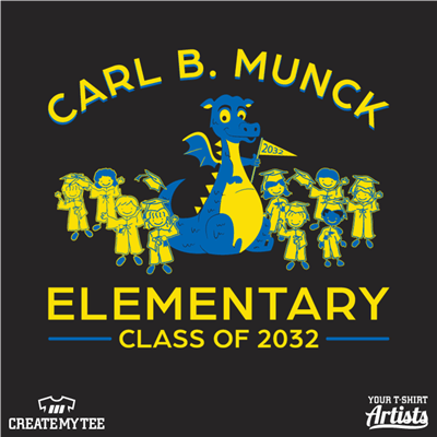 Carl B Munck, Elementary, Dragon, Children, School