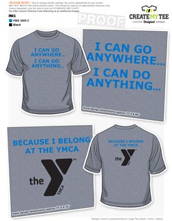 ymca staff t shirts