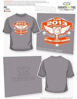 Softball Team Shirt Designs | CreateMyTee