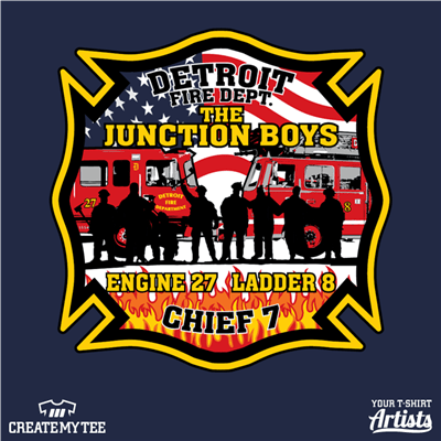 Fire Department T-Shirt & Apparel Designs