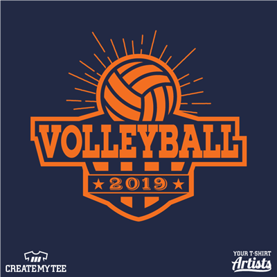 volleyball logos for t shirts