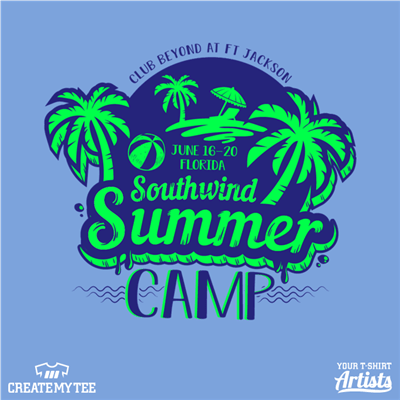 No Bummer Summer Custom Camp Shirt